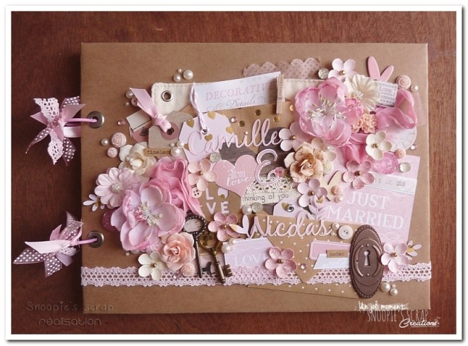 livre d'or Camille & Nicolas - Snoopie's scrap (1)