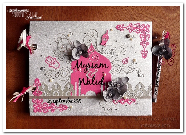 livre d'or Myriam & Walid - Snoopie's scrap (1)