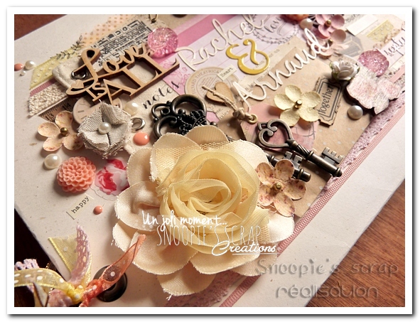 livre d'or Rachel & Arnaud - Snoopie's scrap creation (2)