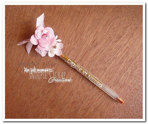 stylo Camille & Nicolas - Snoopie's scrap (1)