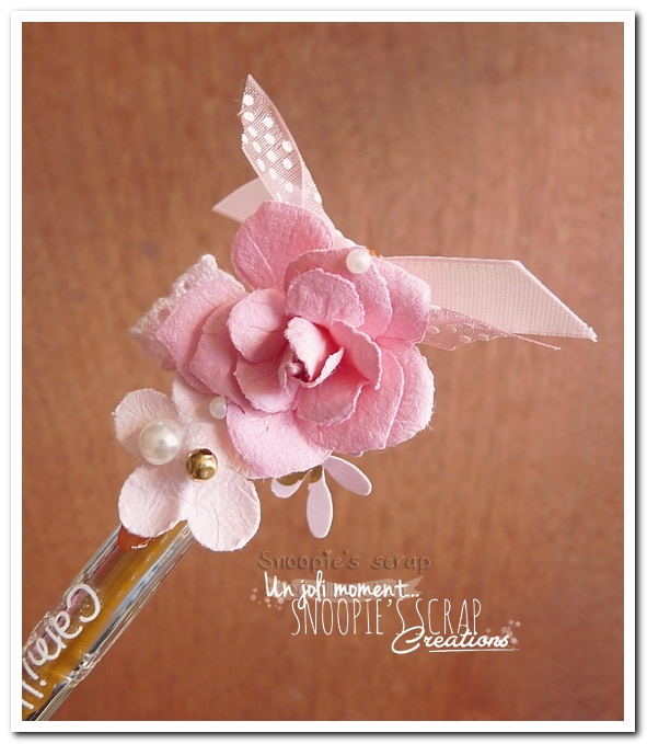 stylo Camille & Nicolas - Snoopie's scrap (2)