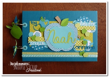 livre d'or N - snoopiescrap - communion baptême mariage