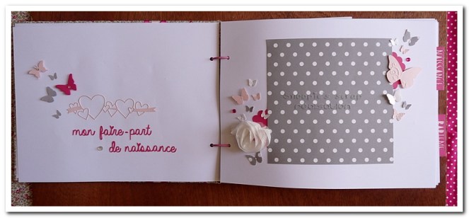 livre Héloïse - Liberty, papillons, fuschia, rose, gris, blanc (1 (18)