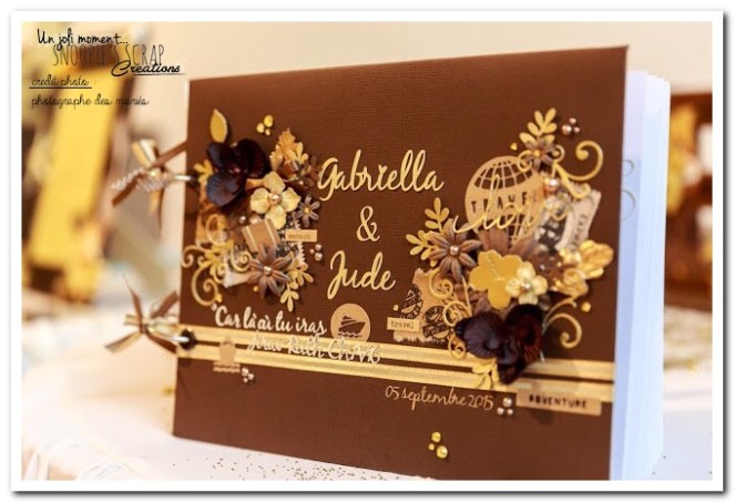 snoopiescrap creation un joli moment livre d'or G & J (1)