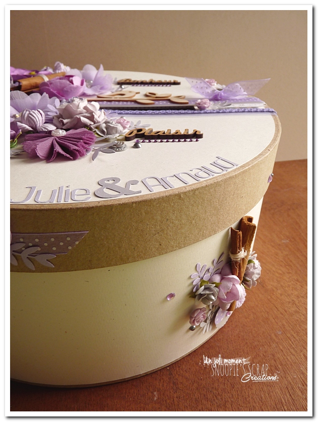 Urne tirelire mariage J & A - snoopiescrap creations (19)