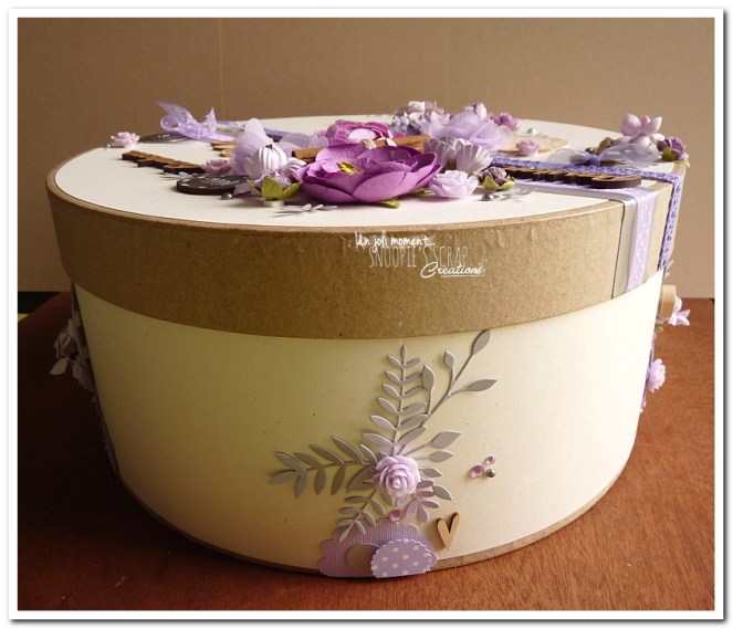 Urne tirelire mariage J & A - snoopiescrap creations (28)