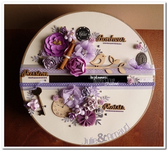 Urne tirelire mariage J & A - snoopiescrap creations