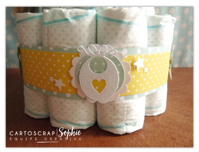 snoopie - cartoscrap dt - gateau de couches (4)