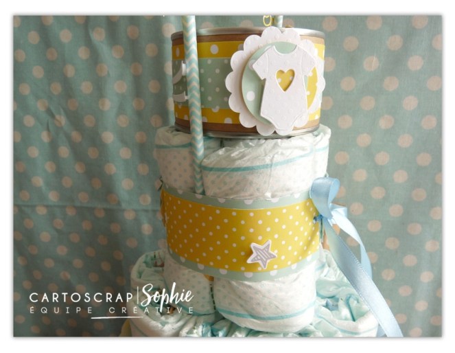 snoopie - cartoscrap dt - gateau de couches (6)