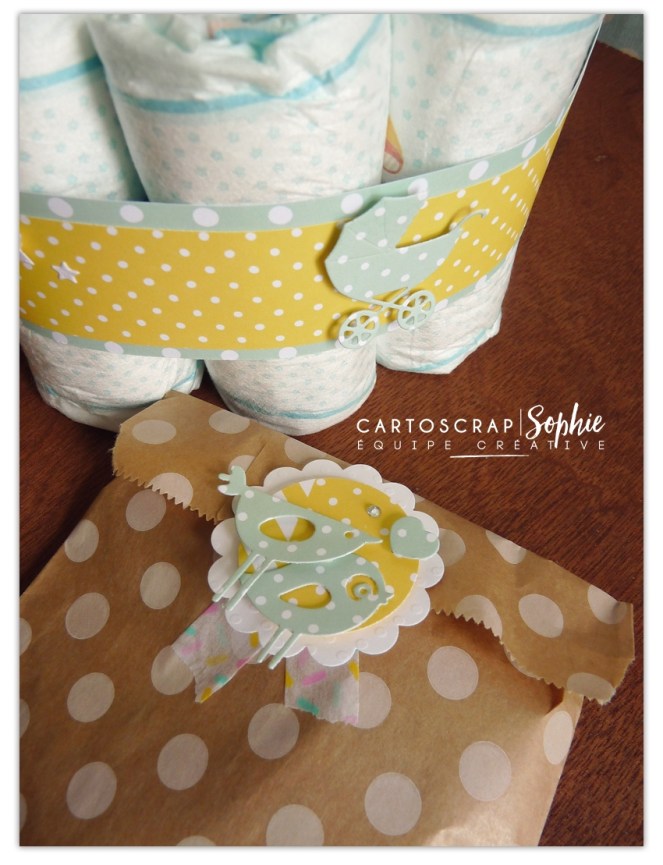 snoopie - cartoscrap dt - gateau de couches (9)